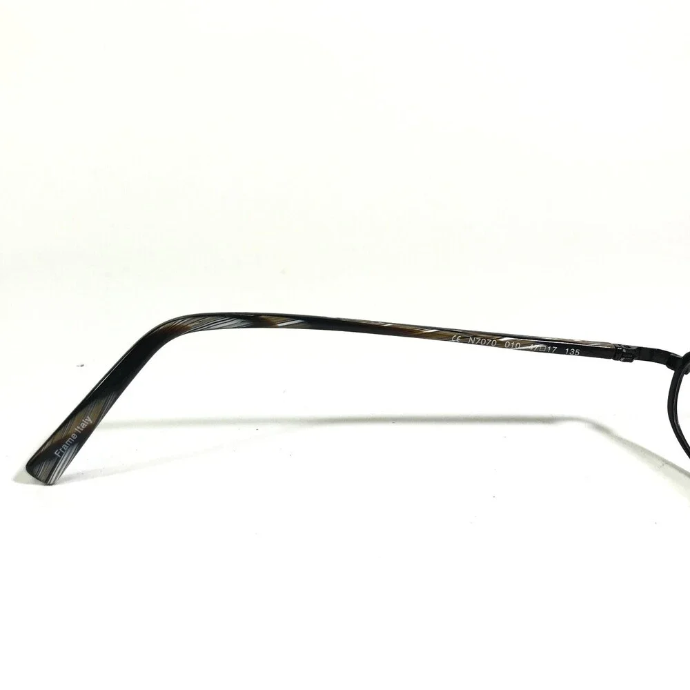 Nautica Eyeglasses Frames N7070 010 Black Rectangular Full Rim 47-17-135